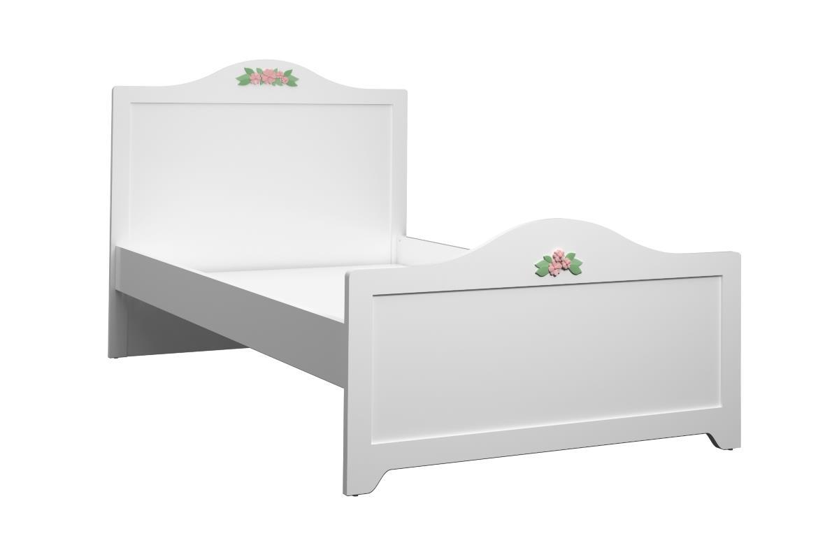 Bianca bed 120/200 incl. gestoffeerd hoofd -en voeteneind