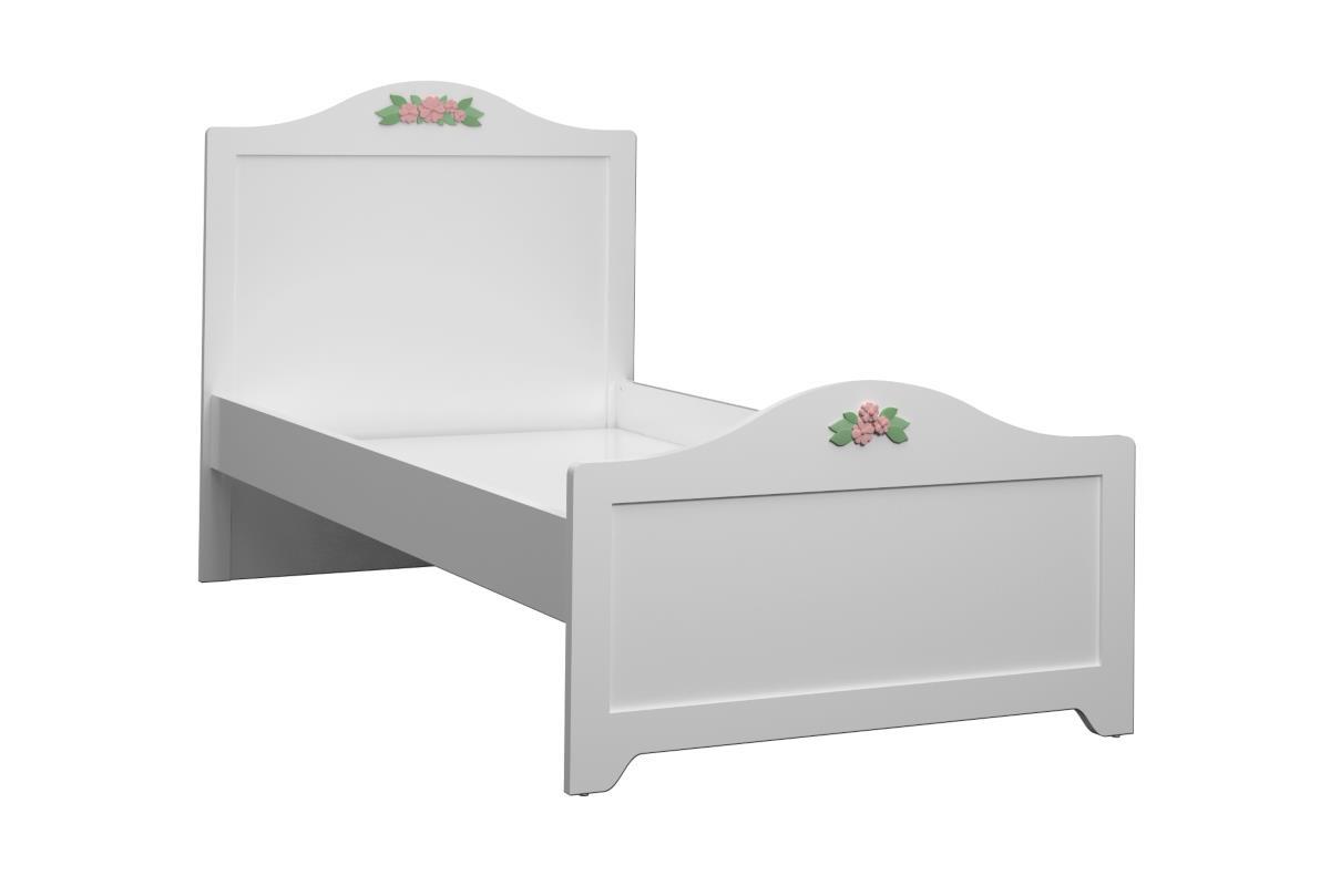 Bianca bed 90/200 incl. gestoffeerd hoofd -en voeteneind