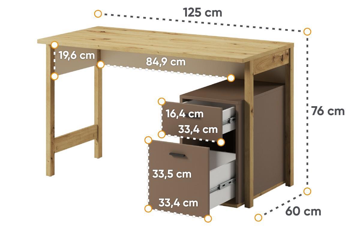 Lenny Bureau afmetingen