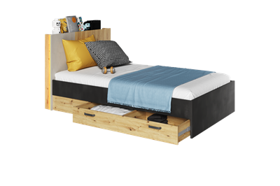 Qubic Bed 120/200 inclusief opberglade